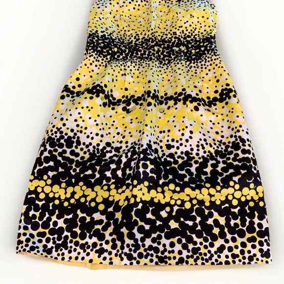 Carlisle Yellow and Black Sleeveless Dress Size 10 - Picture 5 of 13